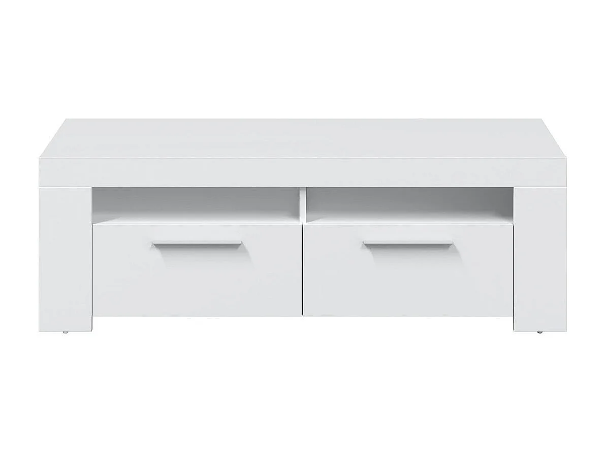 Szafka RTV Urban 2 drzwi + 2 półki Biały 120 cm - Nowoczesny Design