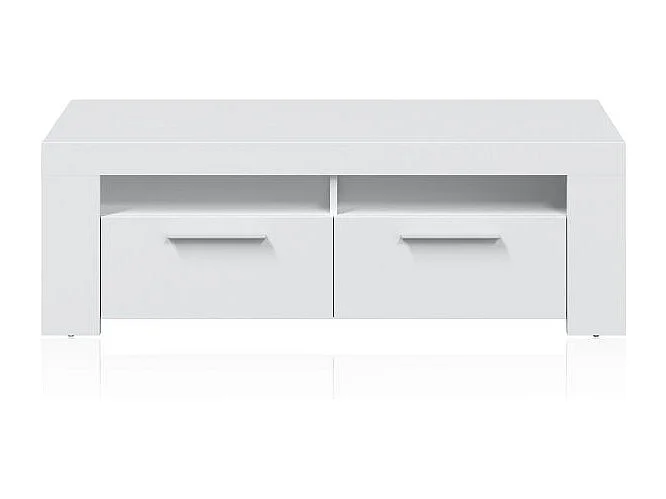 Szafka RTV Urban 2 drzwi + 2 półki Biały 120 cm - Nowoczesny Design