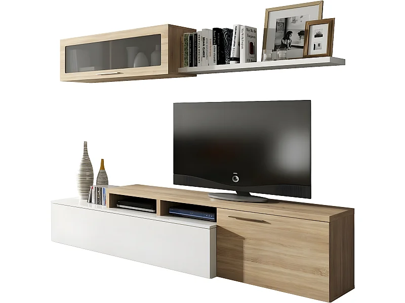 Mobiliário de sala de jantar Nexus Blanco - Roble Canadian