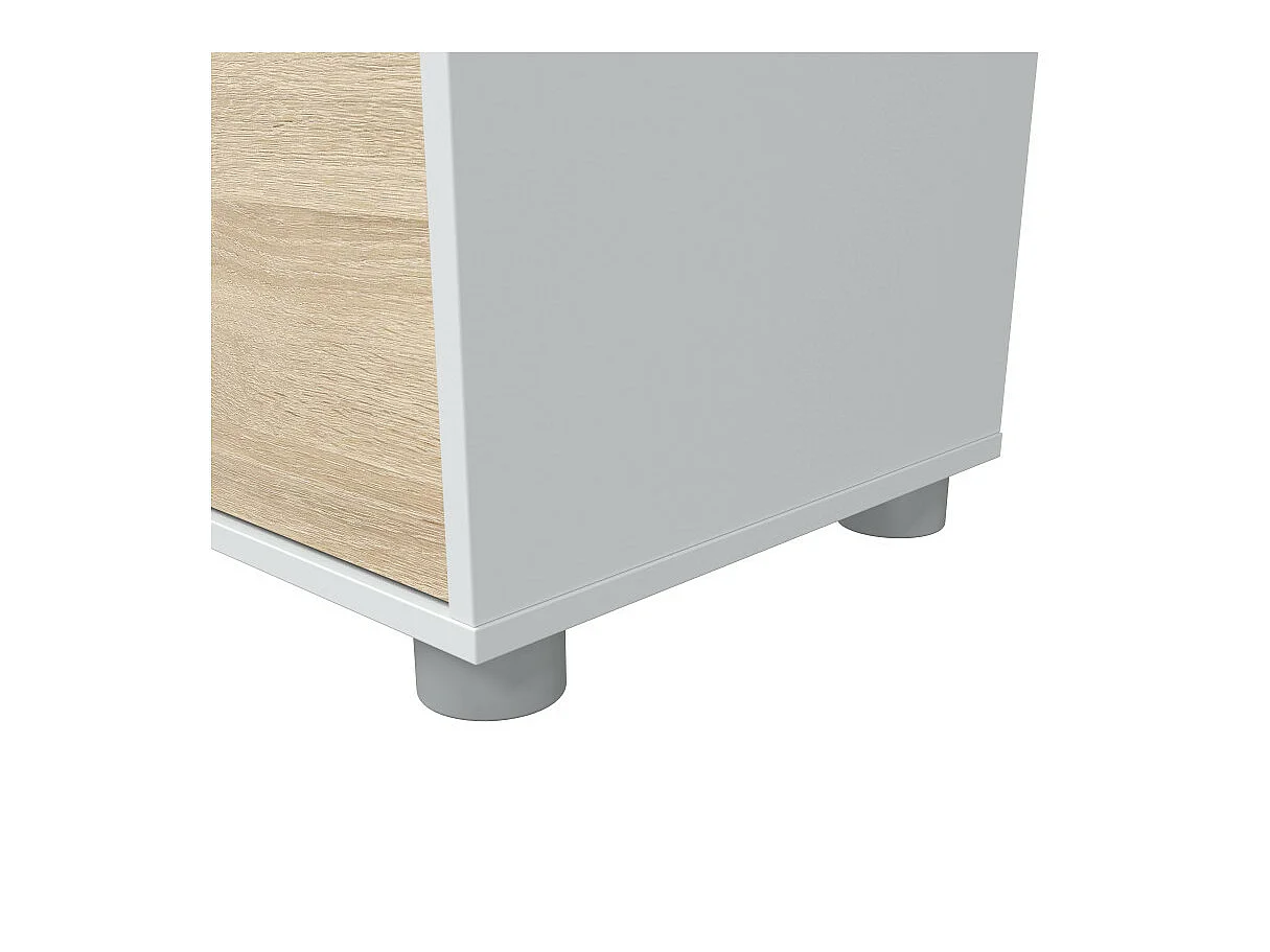 MUEBLE SALÓN 200X43X41 CM ROBLE CANADIAN/BLANCO ARTIK