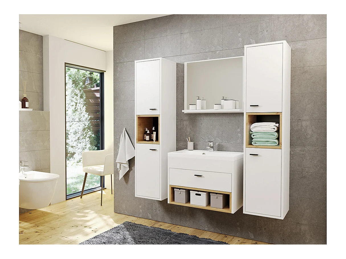 Ensemble de salle de bain avec 2 colonnes Olie