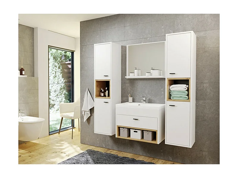 Ensemble de salle de bain avec 2 colonnes Olie