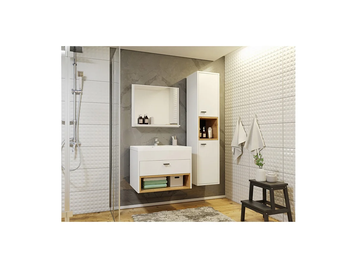 Ensemble de salle de bain avec 1 colonne Olie