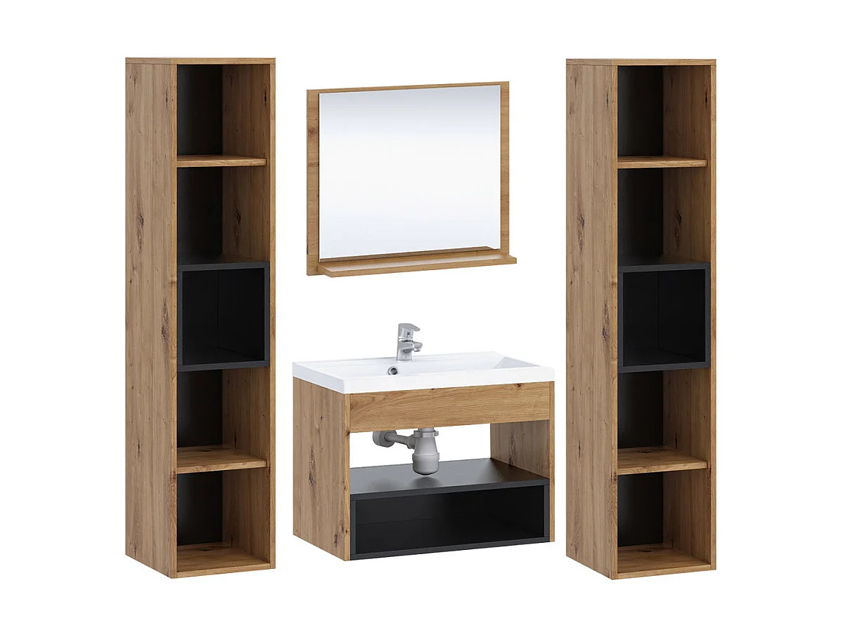 Ensemble de salle de bain avec 2 colonnes Olie
