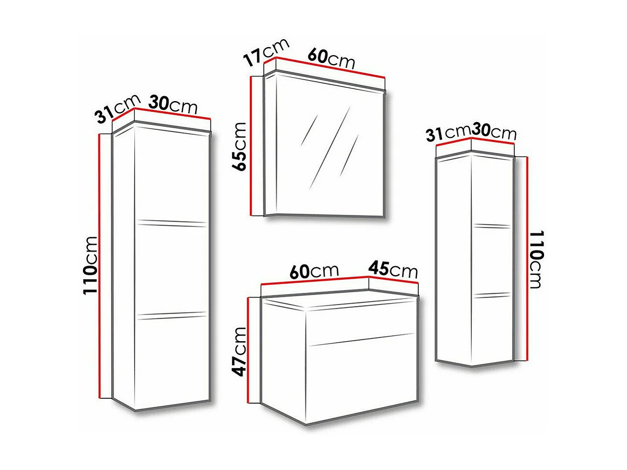Set de baño Tucson 105