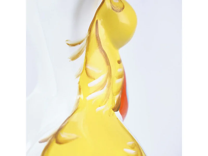 Statue femme bras levés avec peinture ornements H34 cm - LADY QUEEN