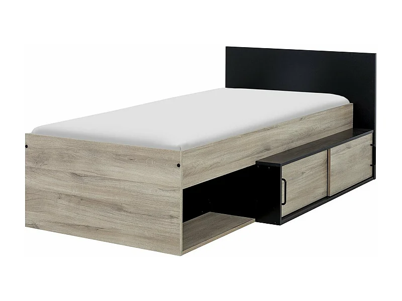 Kompaktes Bett Erquy 90x200 - Französische Herstellung