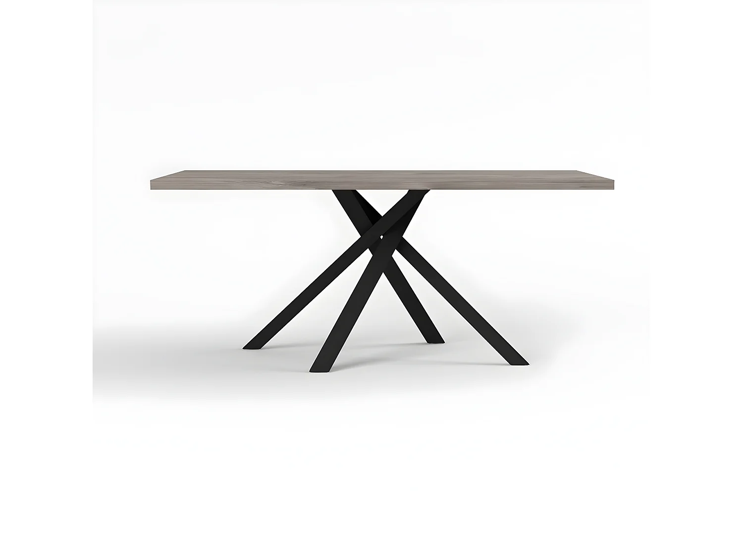 Table rectangulaire 8pers. pied central Snapp - Fabrication Française