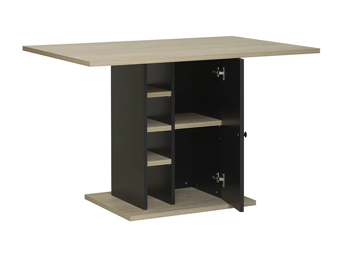 Mesa de jantar retangular com armazenamento Oxford - Fabricação Francesa