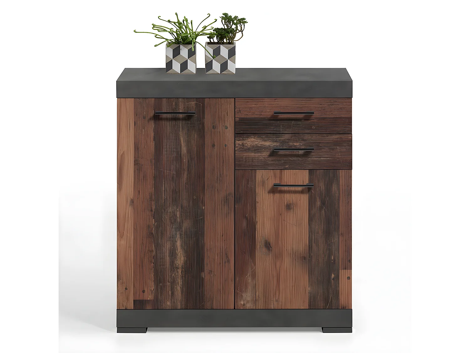 Buffet avec 2 Portes et 2 Tiroirs L80cm - Bristol