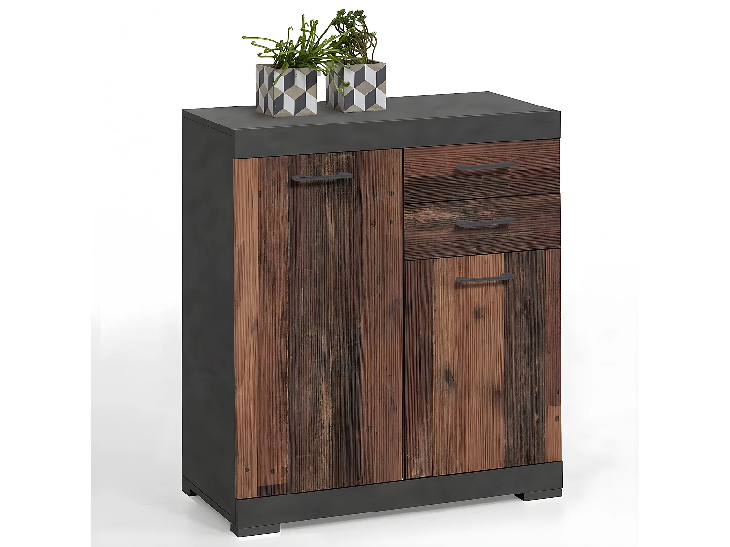 Buffet avec 2 Portes et 2 Tiroirs L80cm - Bristol