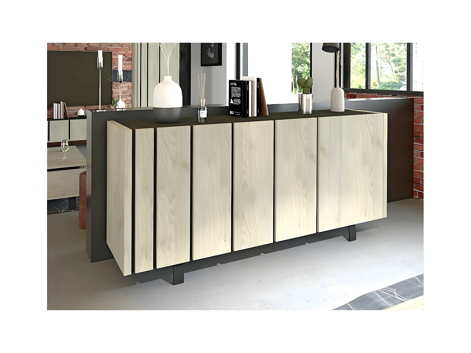 3-deurs dressoir RUSH - Franse productie