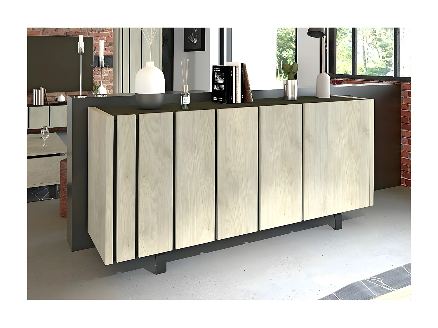 3-deurs dressoir RUSH - Franse productie