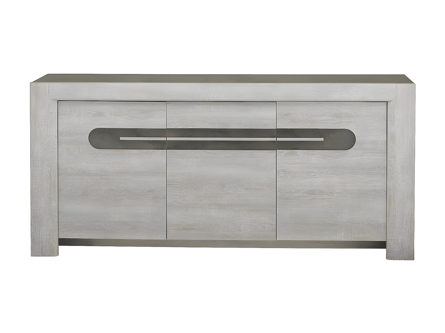 Buffet 3 portes couleur chêne L190cm- Fabrication Française