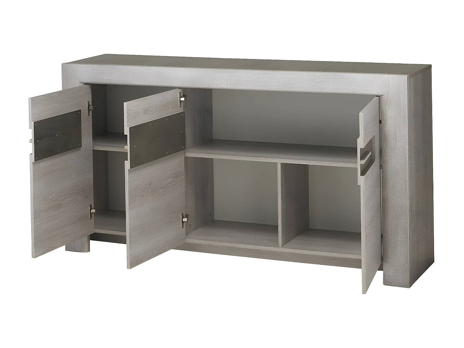 Buffet 3 portes couleur chêne L190cm- Fabrication Française