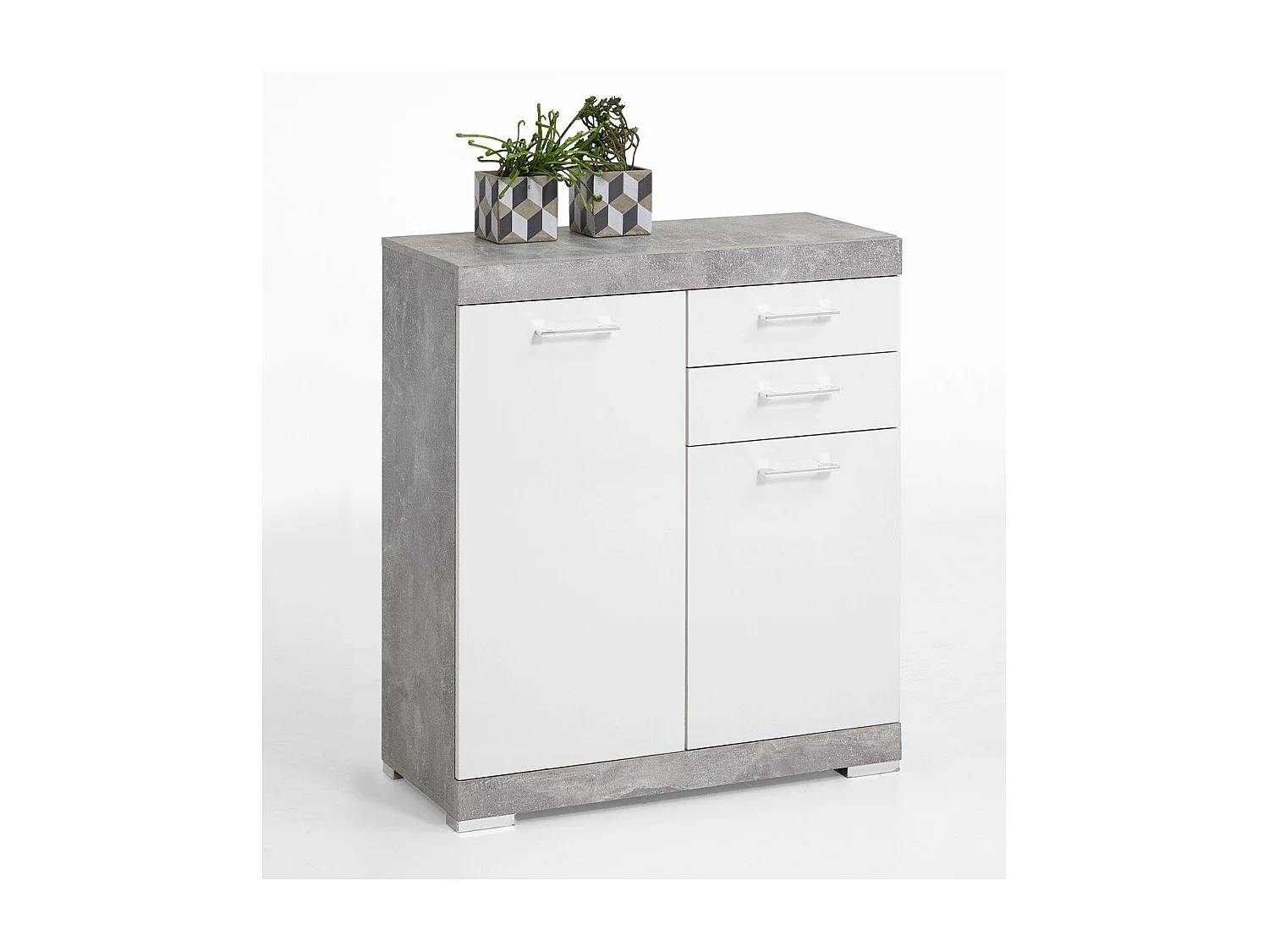 Buffet avec 2 Portes et 2 Tiroirs L80cm - Bristol