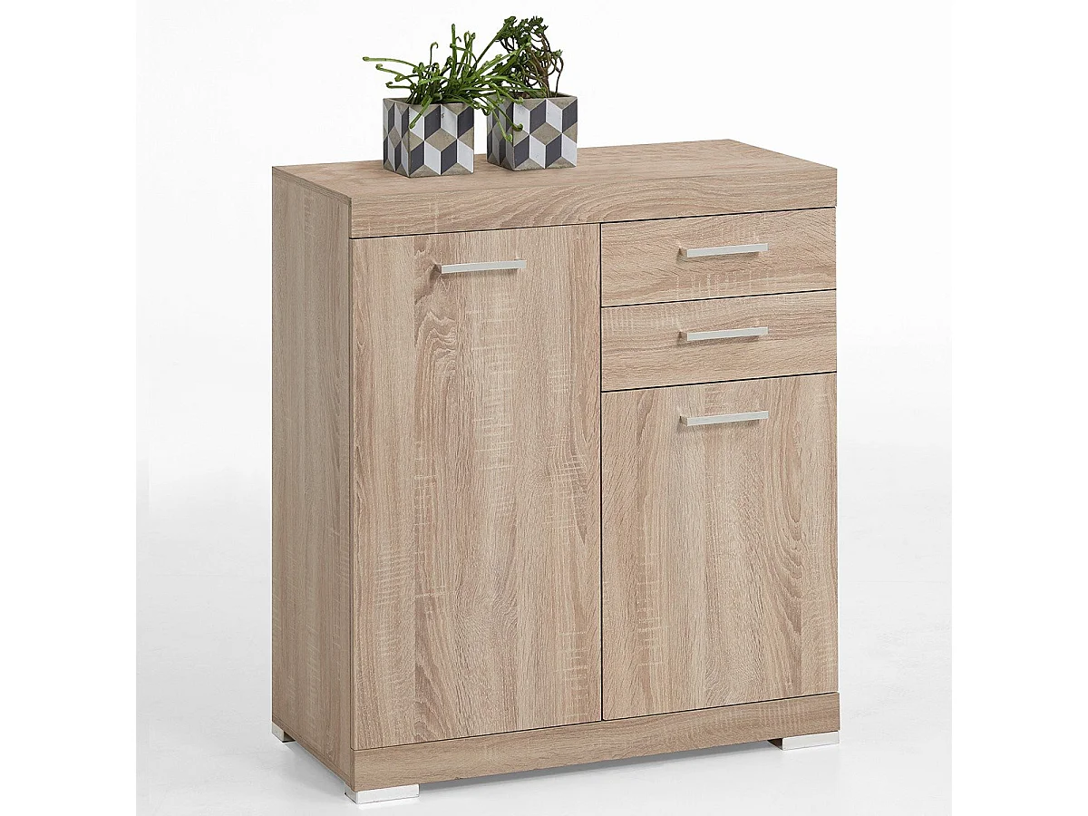 Buffet avec 2 Portes et 2 Tiroirs L80cm - Bristol