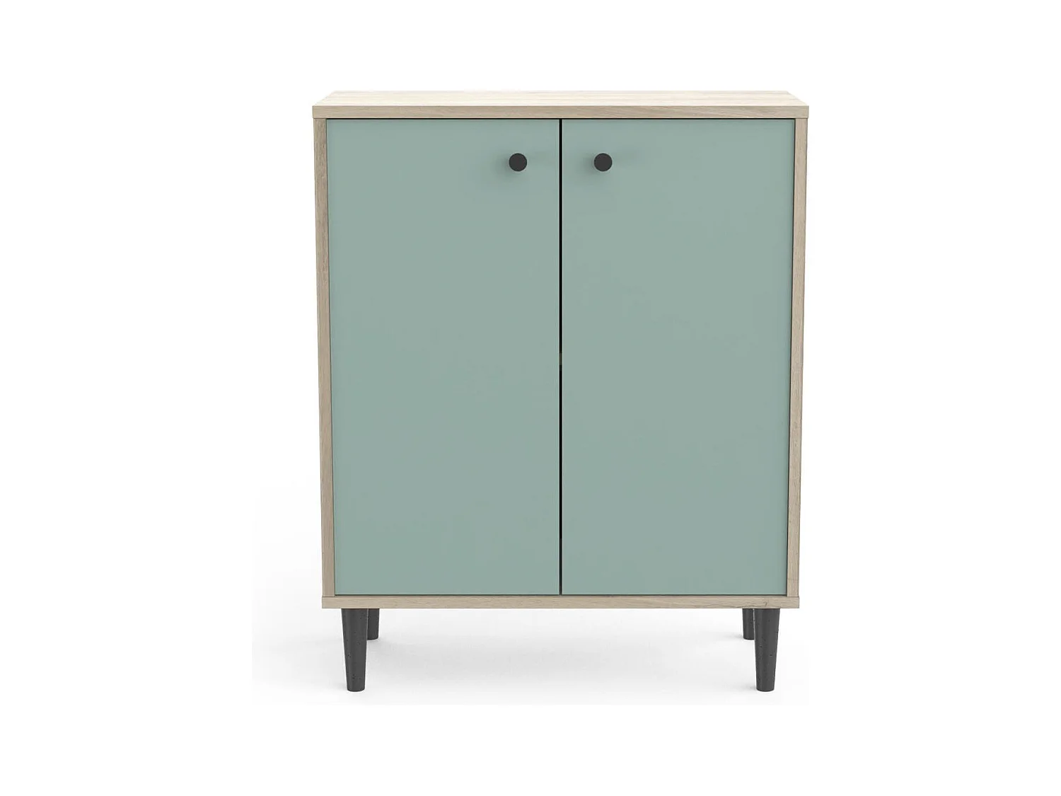 Petit Buffet 2 Portes Effet Bois L61cm - ARTY