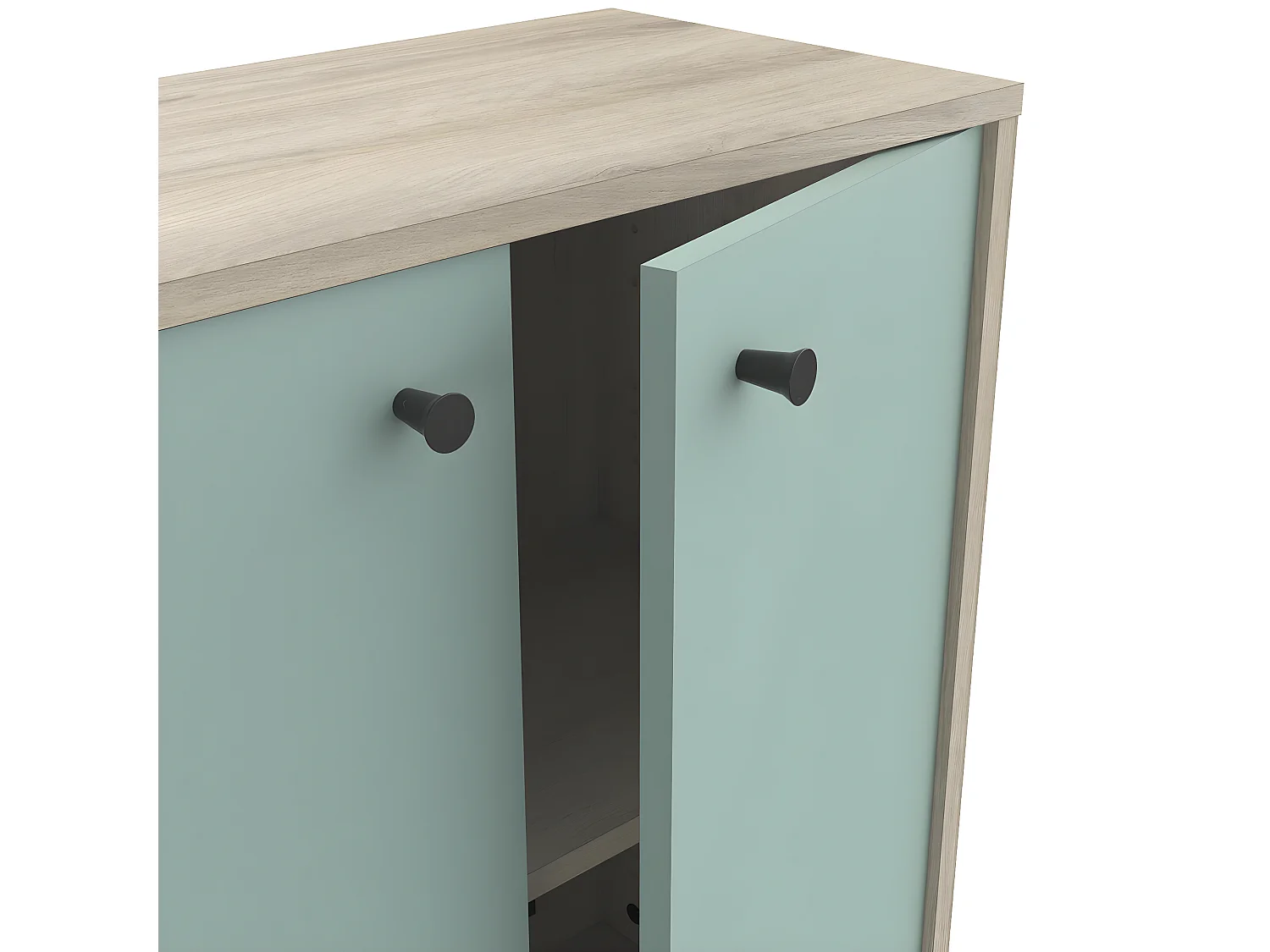 Aparador pequeño 2 puertas 61 cm