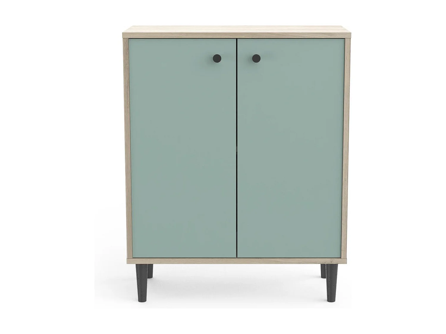 Petit Buffet 2 Portes Effet Bois L61cm - ARTY
