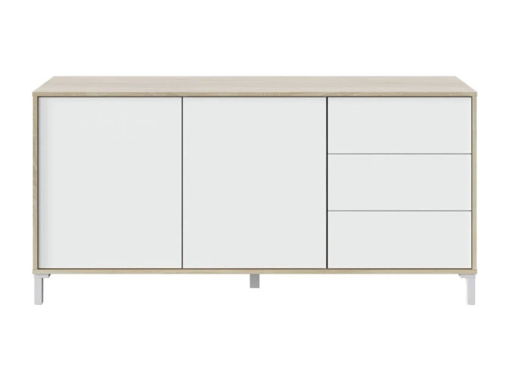 Buffet 2 portes et 3 tiroirs Brooklyn - L154cm