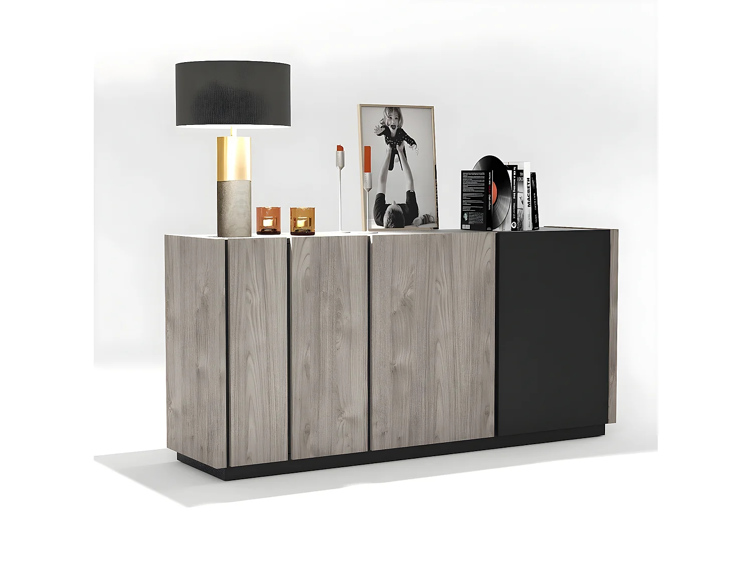 Buffet 3 portes Snapp L180cm - Fabrication Française