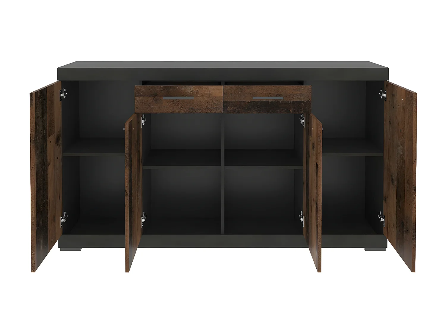 Buffet 2 Tiroirs 4 Portes L160 x P34,9 cm - Bristol