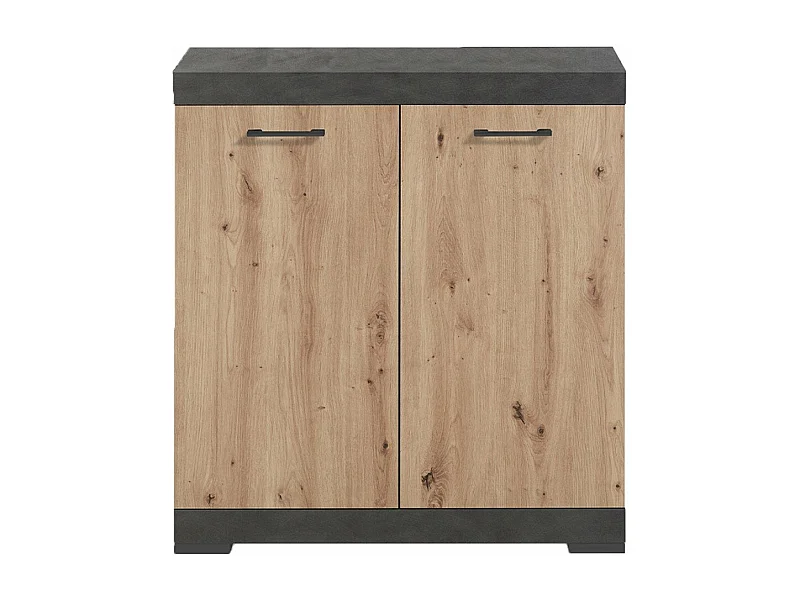 Buffet 2 Portes avec Étagère Amovible L80cm - Bristol