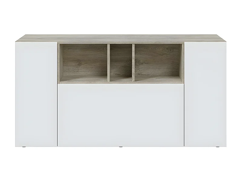 Buffetkast met 3 deuren en 3 niches - L150 cm - Tamiko