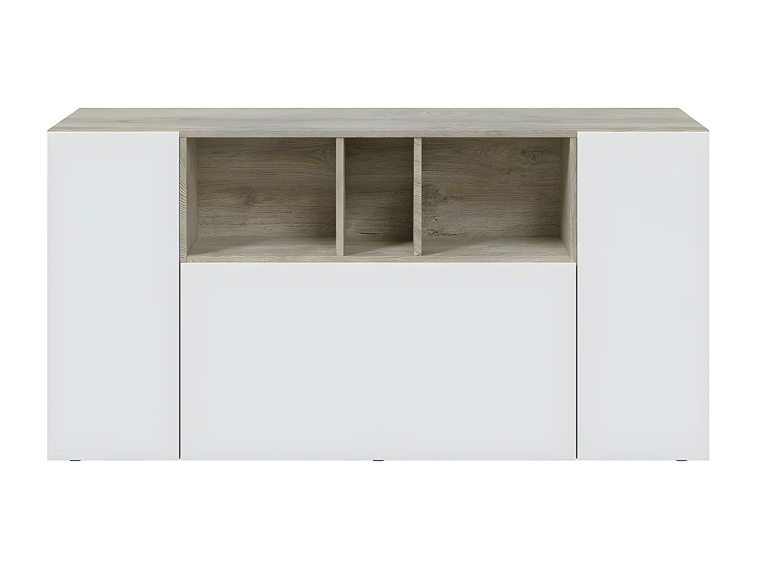 Buffetkast met 3 deuren en 3 niches - L150 cm - Tamiko
