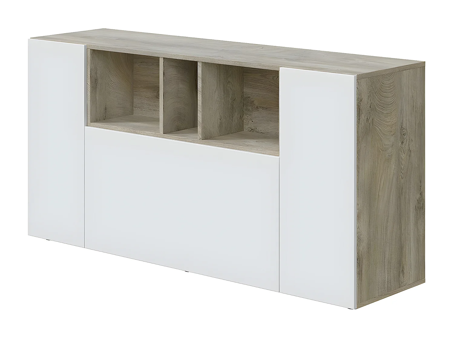Buffetkast met 3 deuren en 3 niches - L150 cm - Tamiko