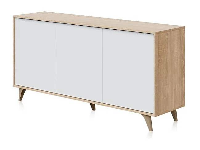 Sideboard 3 Türen mit 3 Regalen Kikua Plus - L154cm