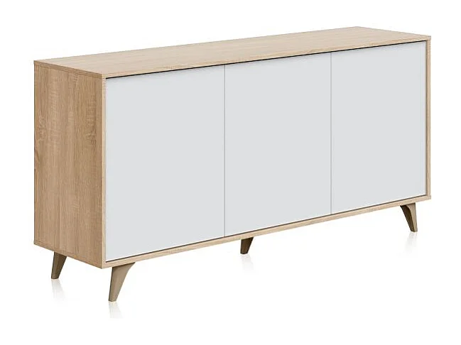 Sideboard 3 Türen mit 3 Regalen Kikua Plus - L154cm