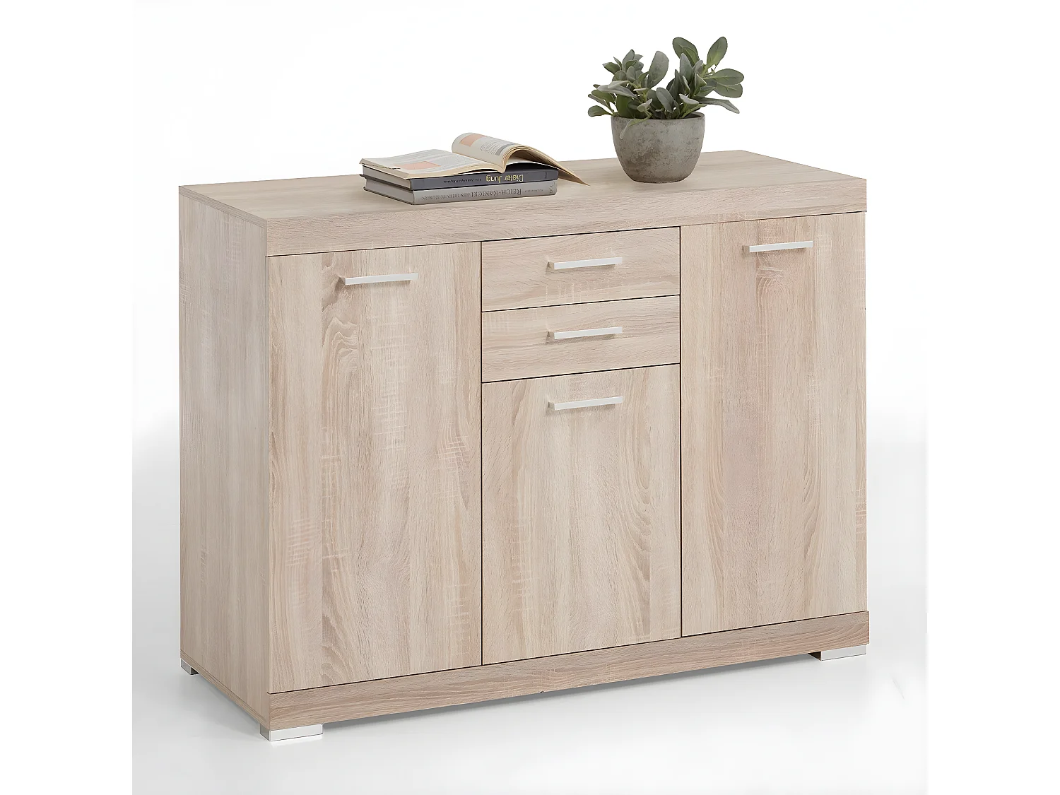 Buffet avec 3 Portes et 2 Tiroirs L120cm - Bristol