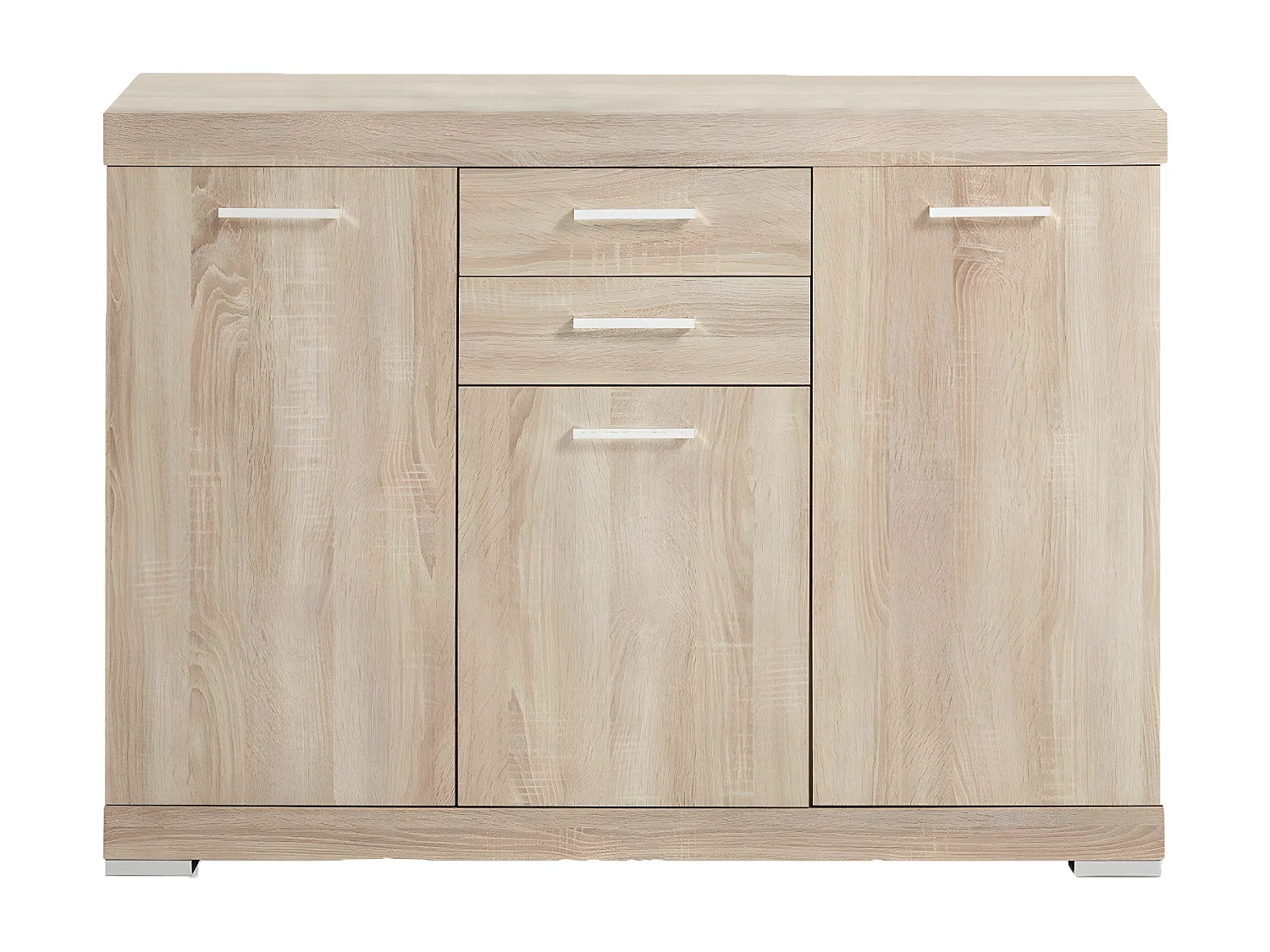 Buffet avec 3 Portes et 2 Tiroirs L120cm - Bristol