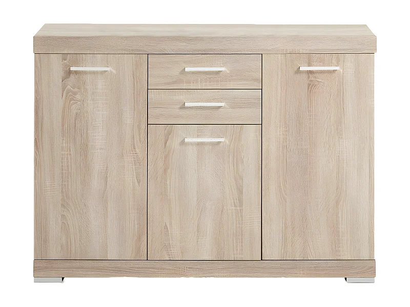 Buffet avec 3 Portes et 2 Tiroirs L120cm - Bristol