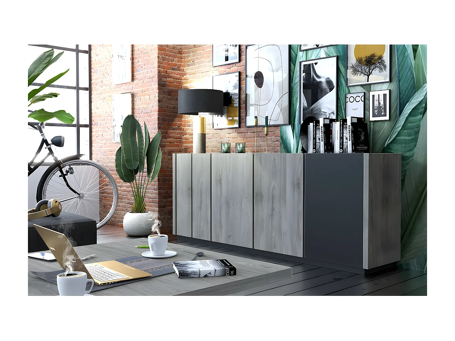 Buffet 4 portes Snapp - Fabrication Française