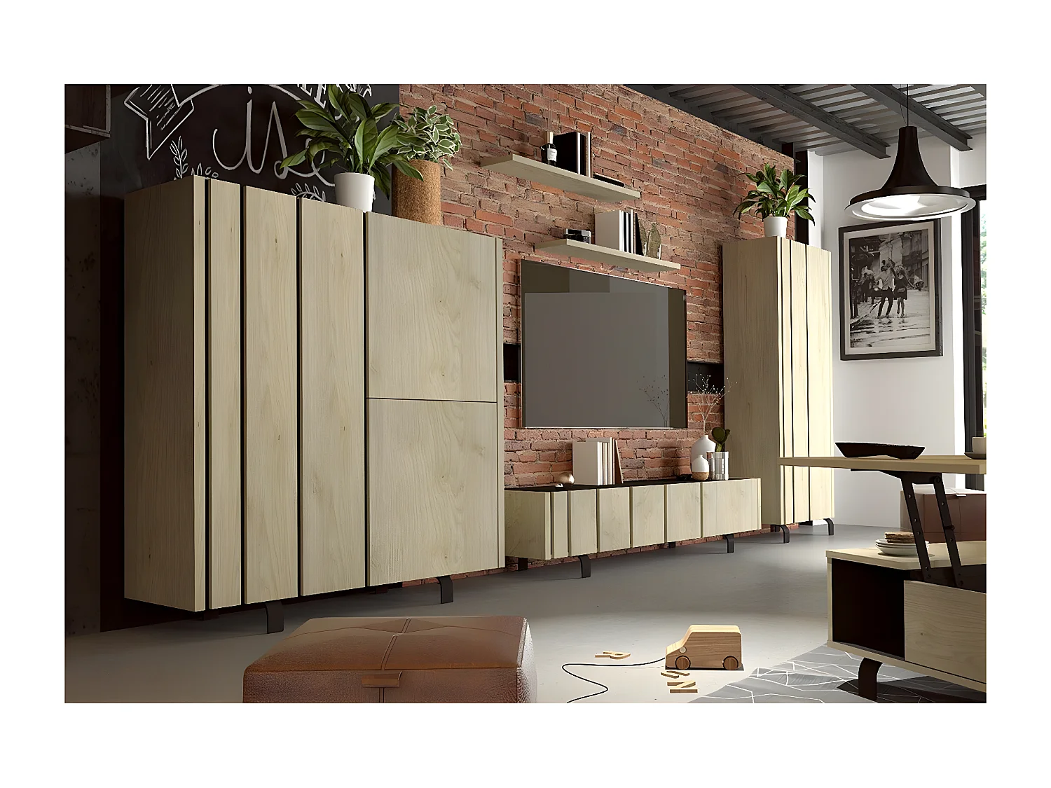 Buffet haut 3 portes RUSH - Fabrication Française