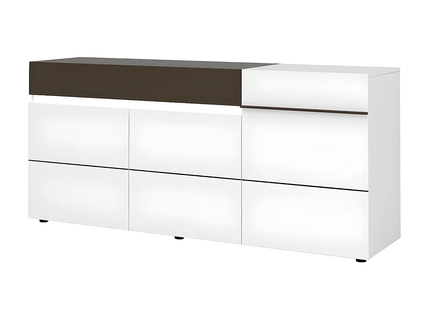 Buffet 3 portes 1 tiroir Karat L200cm- Fabrication Française