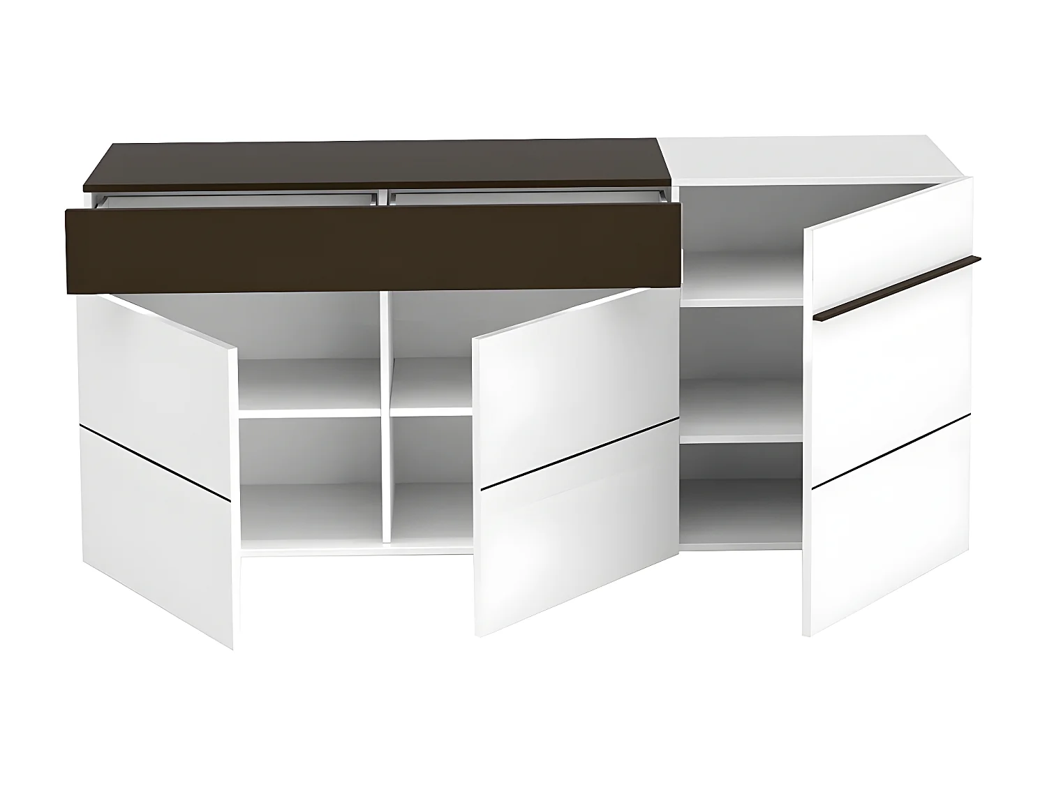 Buffet 3 portes 1 tiroir Karat L200cm- Fabrication Française