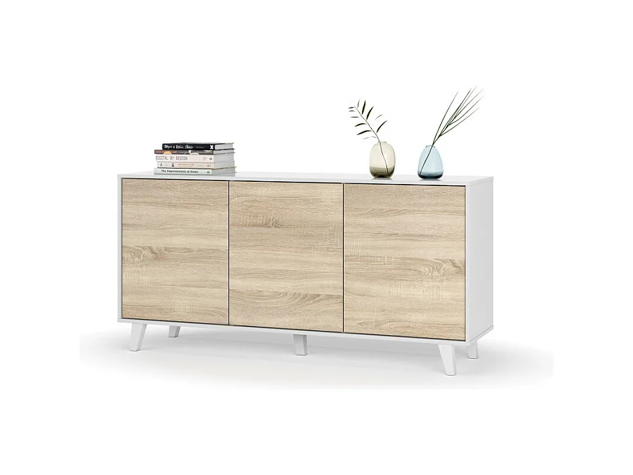 Aparador 3 puertas - L154 cm - Zaiken Plus