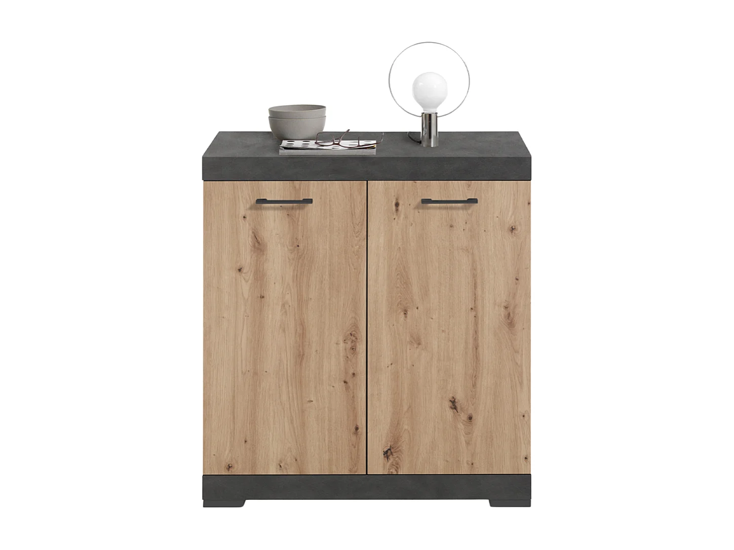 Buffet met 2 deuren en interne plank L80cm - Bristol