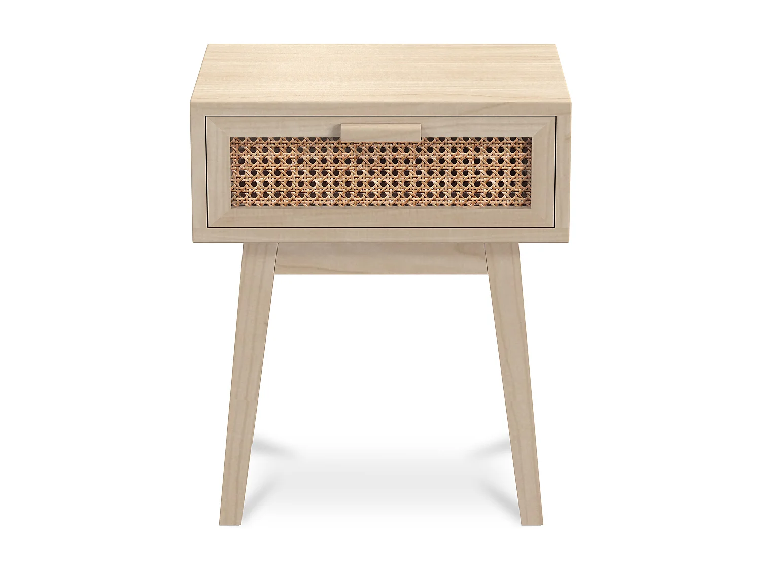 Mesita de Noche con Cajón - Madera Boho Bali - Yanpai