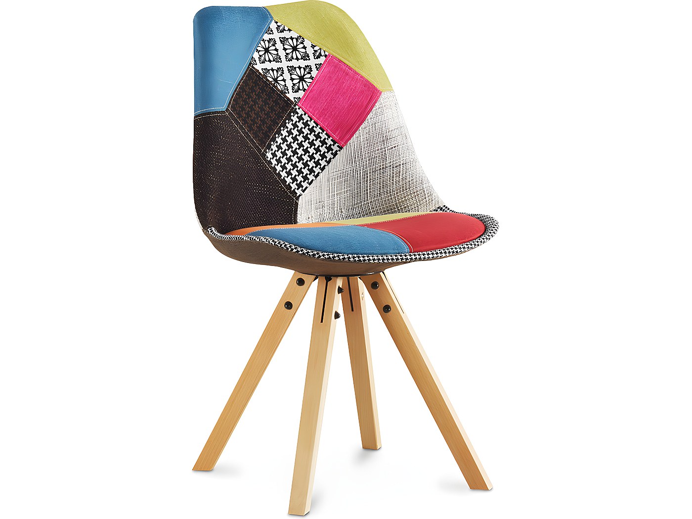 Grande Tapisserie Murale Indienne Patchwork - 60 Pouces - Rouge - Broderie Et Perles - MISTRONIC