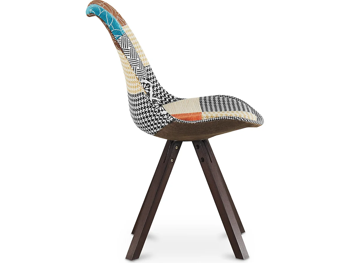 Esszimmerstuhl - Bezogen mit Patchwork - Patty
