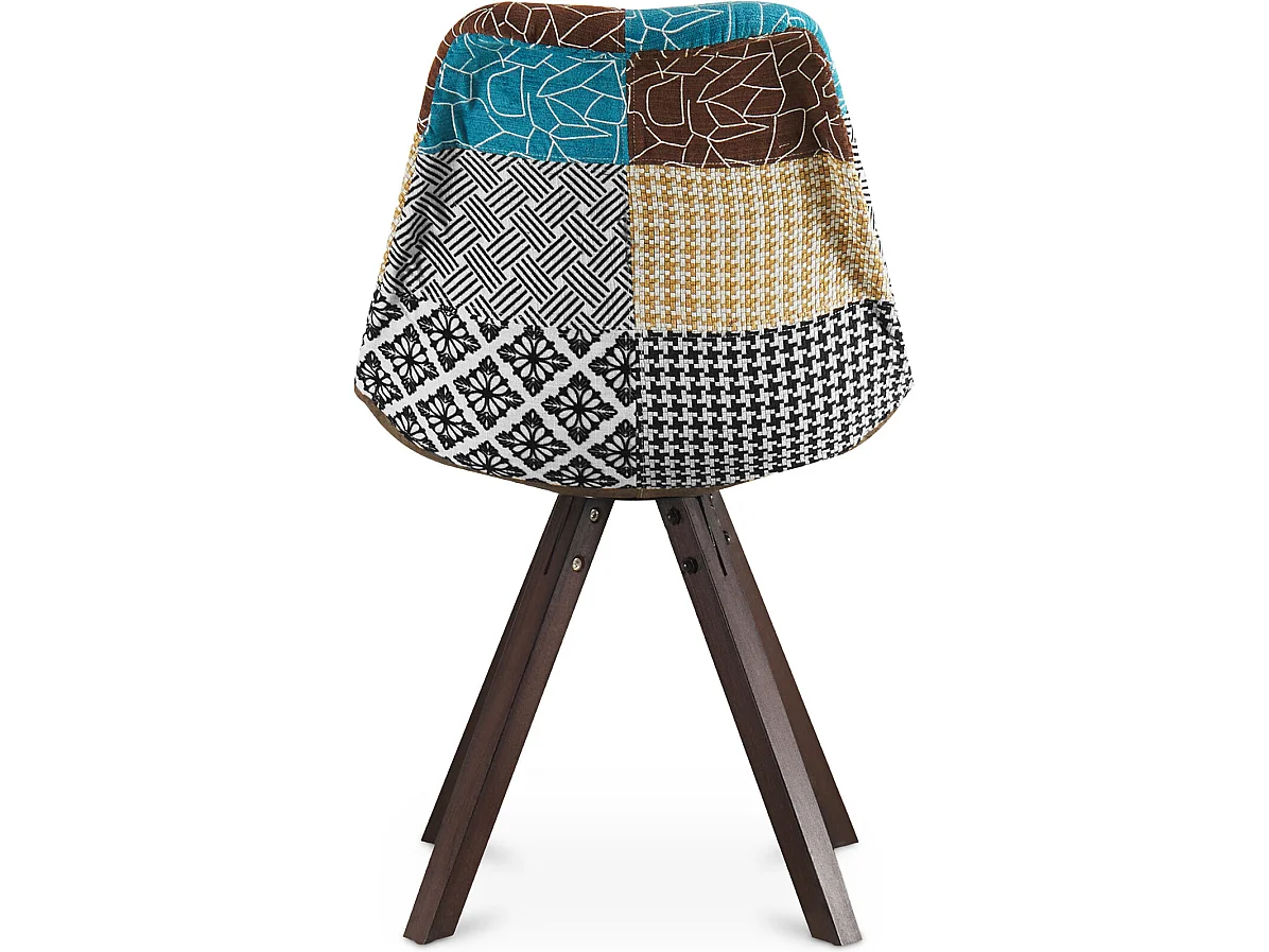 Esszimmerstuhl - Bezogen mit Patchwork - Patty