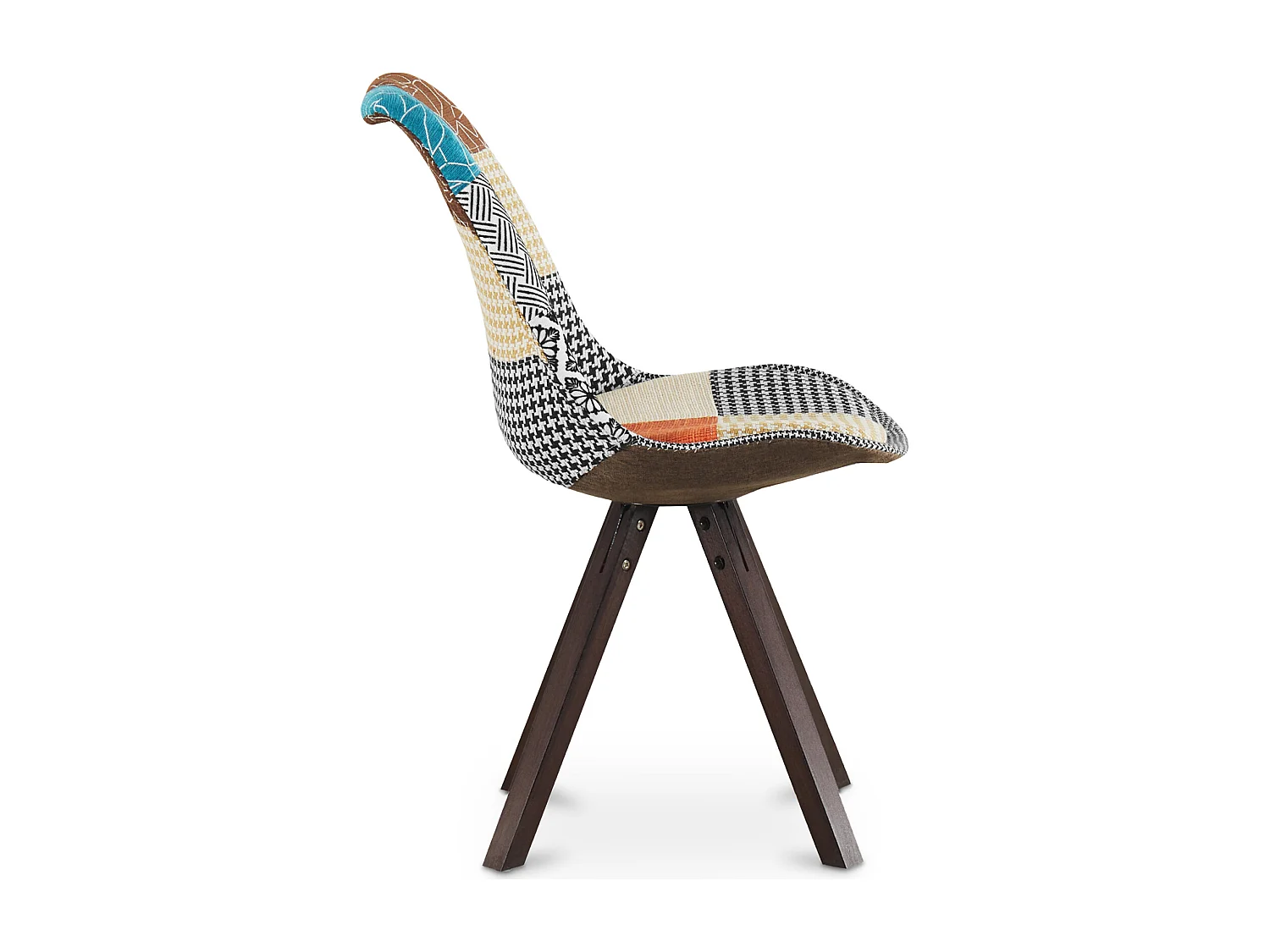 Silla de Comedor - Tapizada en Patchwork - Patty