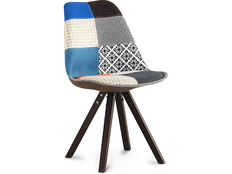 Silla de Comedor - Tapizada en Patchwork - Pixi