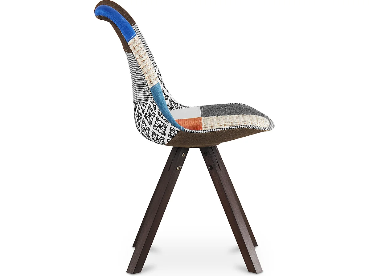 Esszimmerstuhl - Bezogen mit Patchwork -Pixi