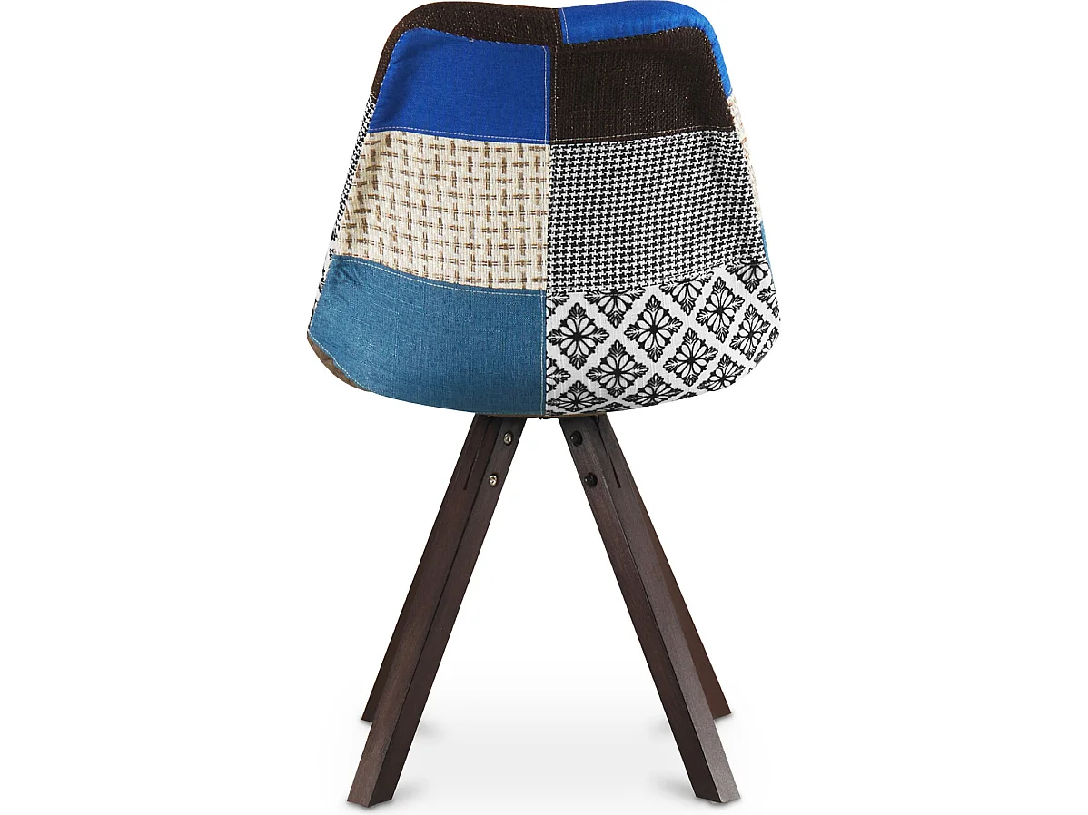 Esszimmerstuhl - Bezogen mit Patchwork -Pixi